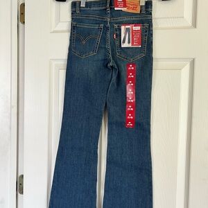 Levi's Youth Girls Flared Jeans Classic Cotton Denim NWT